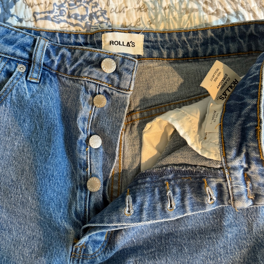 Rolla’s Womens Cut Off Long Dad Shorts
